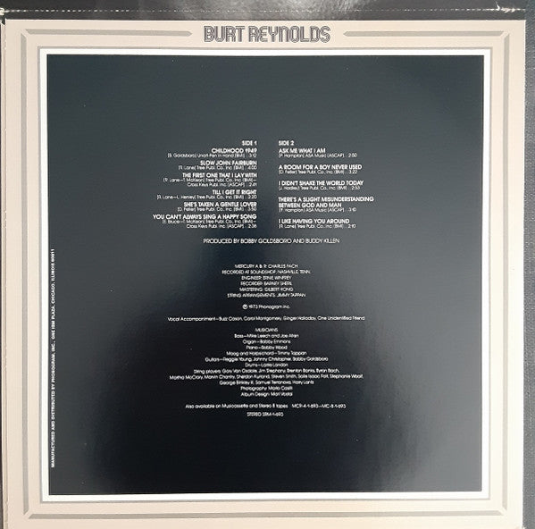 Burt Reynolds : Ask Me What I Am (LP,Album,Stereo)