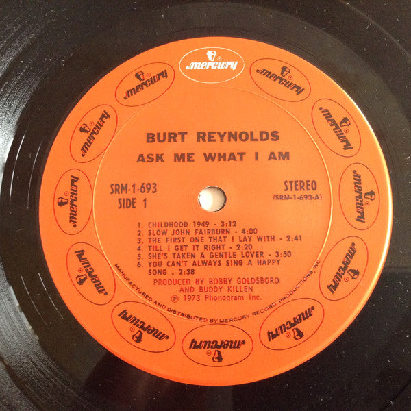 Burt Reynolds : Ask Me What I Am (LP,Album,Stereo)