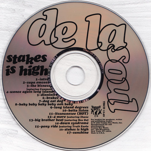 De La Soul : Stakes Is High (Album)