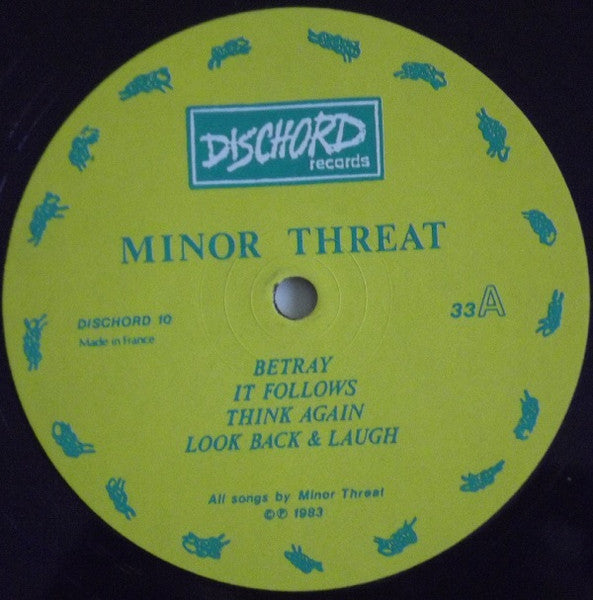 Minor Threat : Out Of Step (12",33 ⅓ RPM,EP,Remastered,Repress)