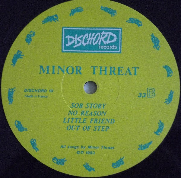 Minor Threat : Out Of Step (12",33 ⅓ RPM,EP,Remastered,Repress)