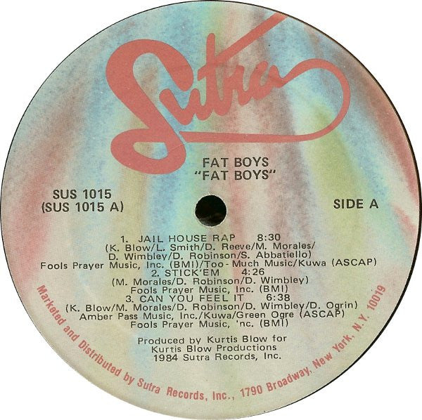 Fat Boys : Fat Boys (LP,Album)