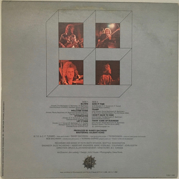 Bachman-Turner Overdrive : Bachman-Turner Overdrive II (LP,Album)