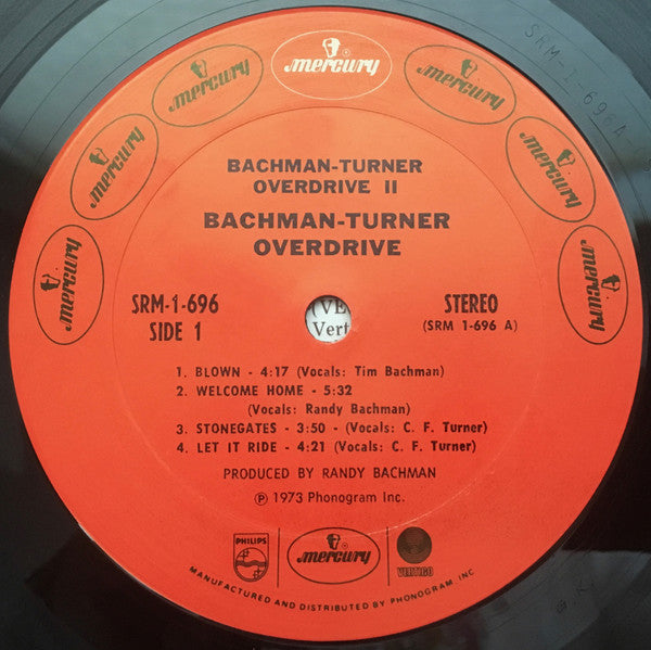 Bachman-Turner Overdrive : Bachman-Turner Overdrive II (LP,Album)