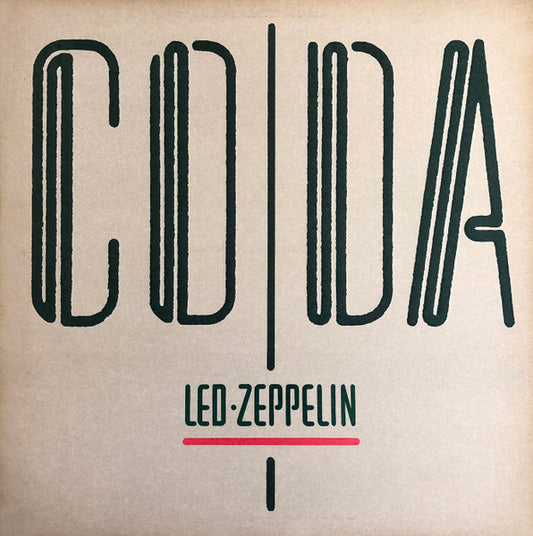 Led Zeppelin : Coda (LP,Album,Stereo)