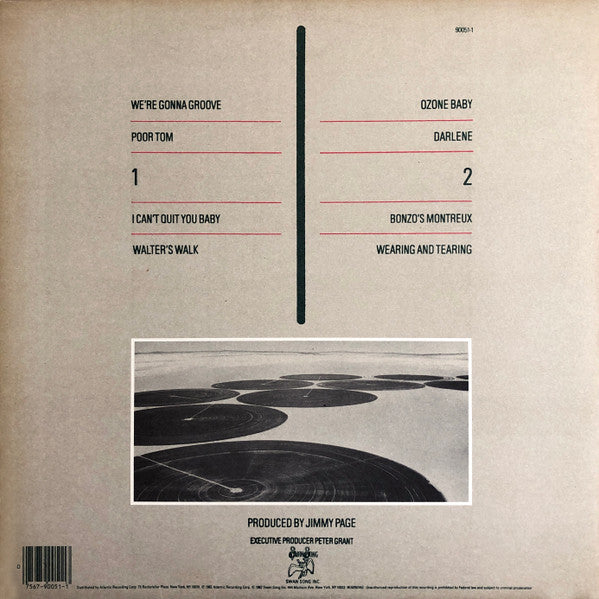 Led Zeppelin : Coda (LP,Album,Stereo)