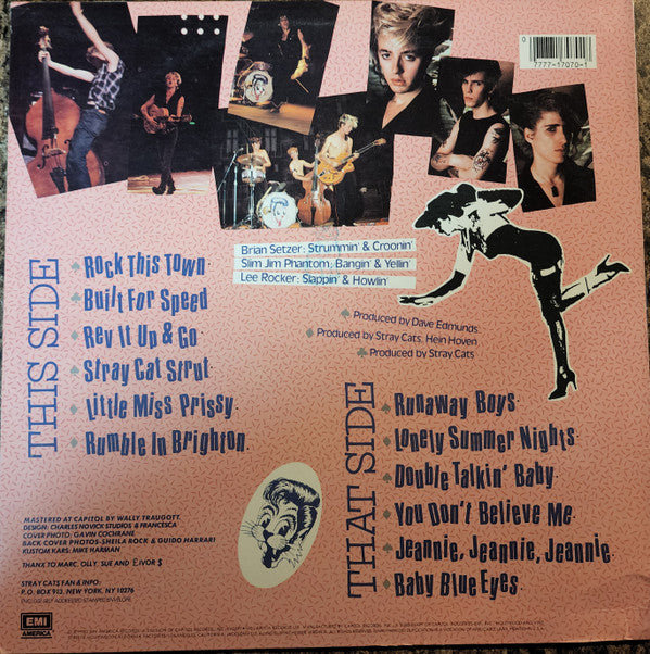 Stray Cats : Built For Speed (LP,Album)