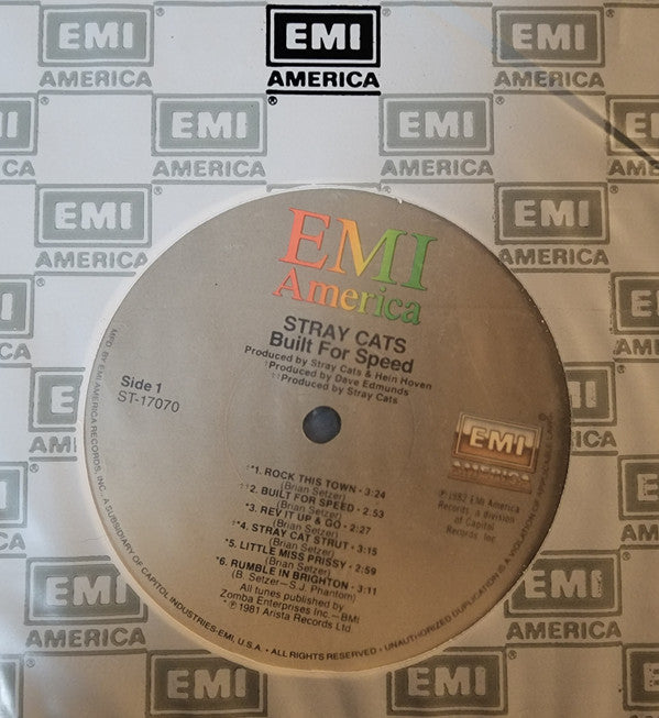 Stray Cats : Built For Speed (LP,Album)