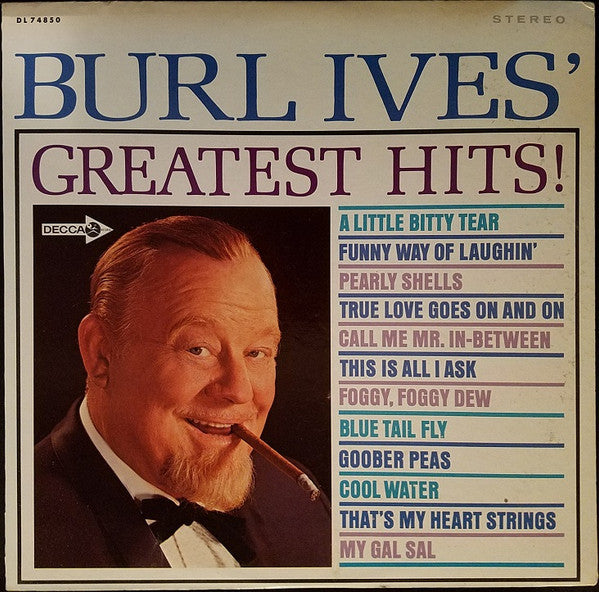 Burl Ives : Burl Ives' Greatest Hits! (LP,Compilation)