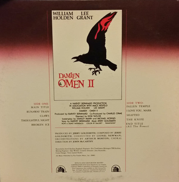 Jerry Goldsmith : Damien Omen II (LP,Album)