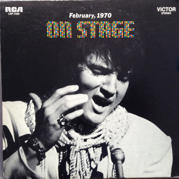 Elvis Presley : On Stage - February, 1970 (LP,Album)