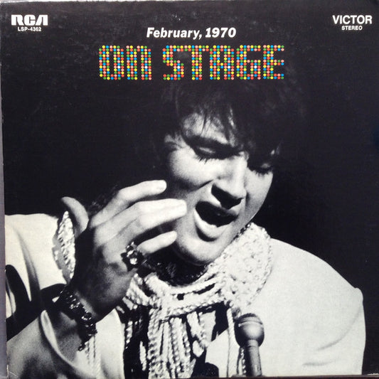 Elvis Presley : On Stage - February, 1970 (LP,Album)