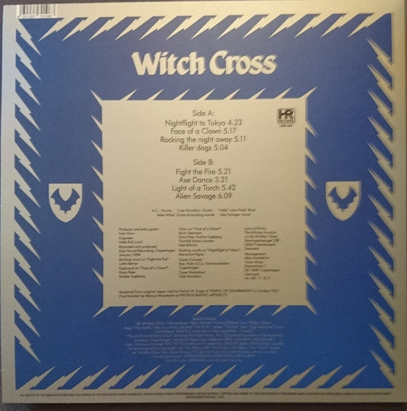 Witch Cross : Fit For Fight (LP,Album,Limited Edition,Reissue,Remastered)