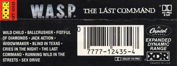 W.A.S.P. : The Last Command (Album)