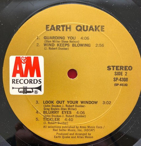 Earth Quake (2) : Earth Quake (LP,Album)