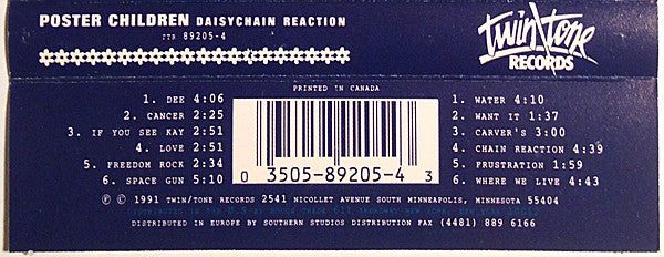 Poster Children : Daisychain Reaction (Album)