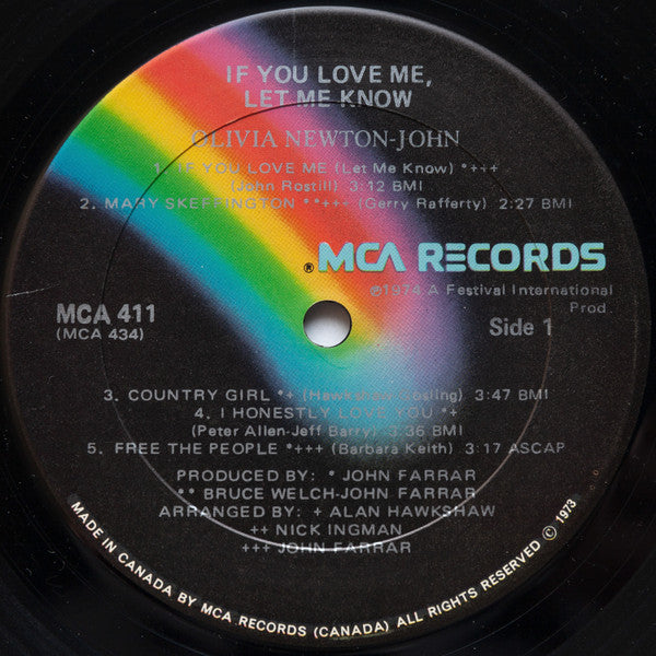 Olivia Newton-John : If You Love Me Let Me Know (LP,Album)