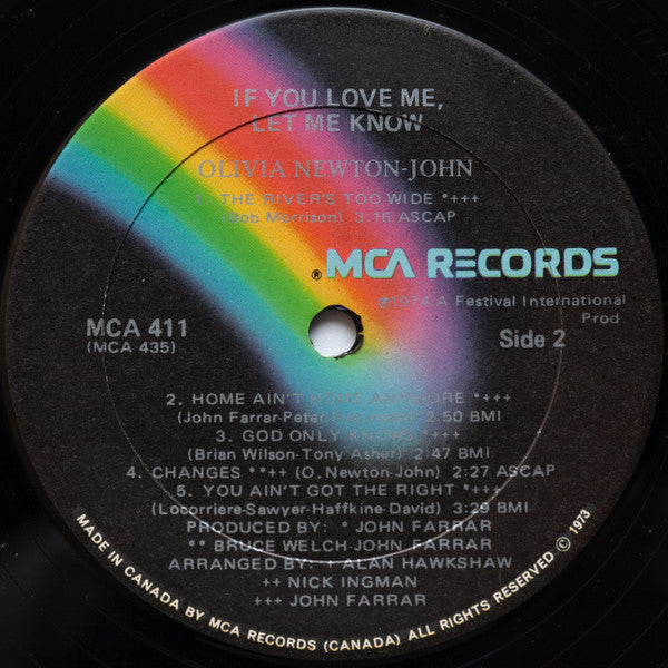 Olivia Newton-John : If You Love Me Let Me Know (LP,Album)