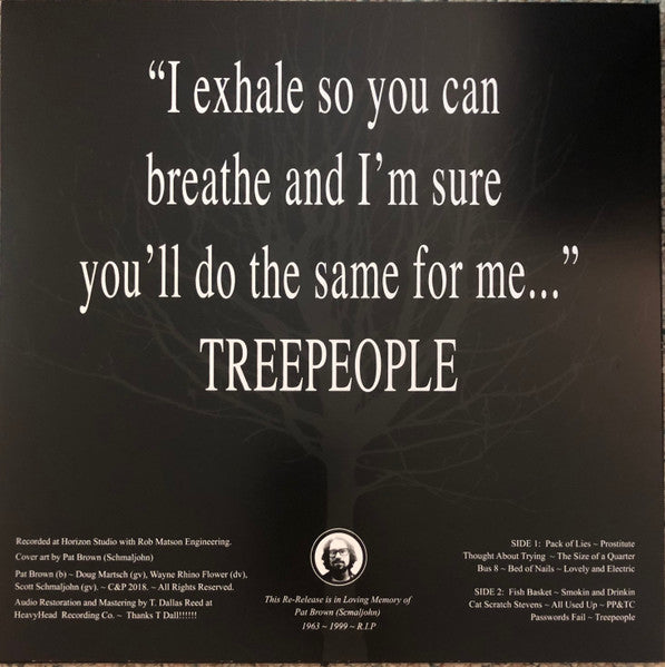 Treepeople : No Mouth Pipetting (LP,Album,Limited Edition,Reissue)