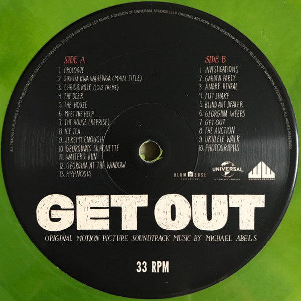 Michael Abels : Get Out (LP,Deluxe Edition,Stereo)