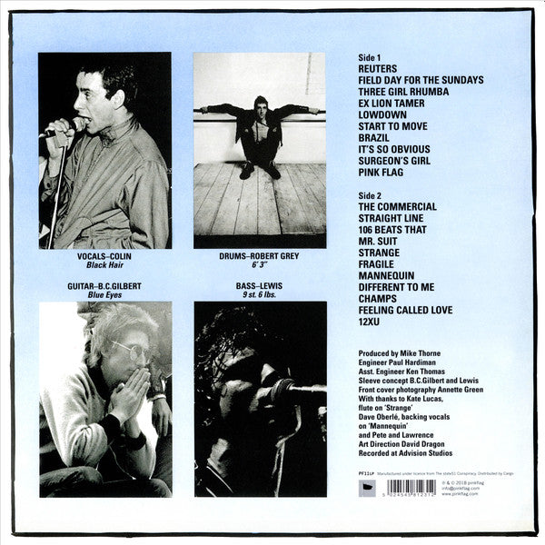 Wire : Pink Flag (LP,Album,Reissue,Stereo)