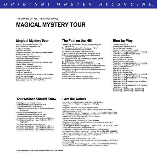 Beatles, The : Magical Mystery Tour (LP,Album,Limited Edition,Reissue,Remastered,Stereo)