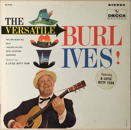 Burl Ives : The Versatile Burl Ives! (LP,Album,Stereo)