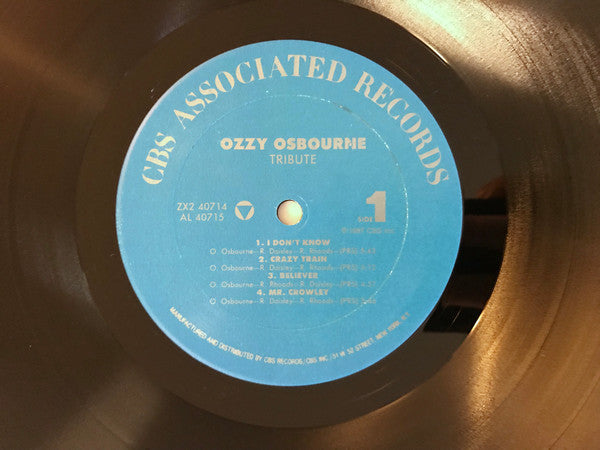 Ozzy Osbourne, Randy Rhoads : Tribute (LP,Album,Stereo)