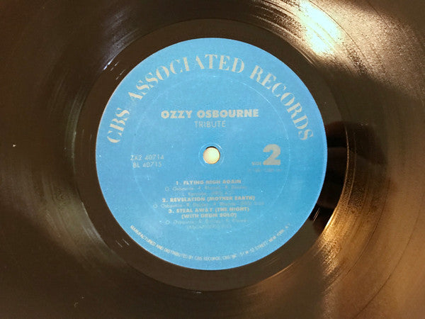 Ozzy Osbourne, Randy Rhoads : Tribute (LP,Album,Stereo)