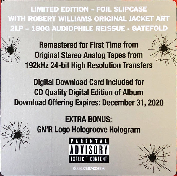 Guns N' Roses : Appetite For Destruction (LP)