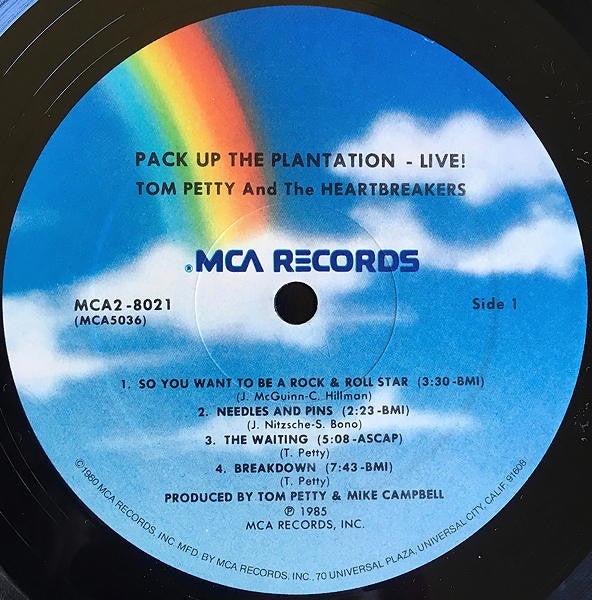 Tom Petty And The Heartbreakers : Pack Up The Plantation - Live! (LP,Album)