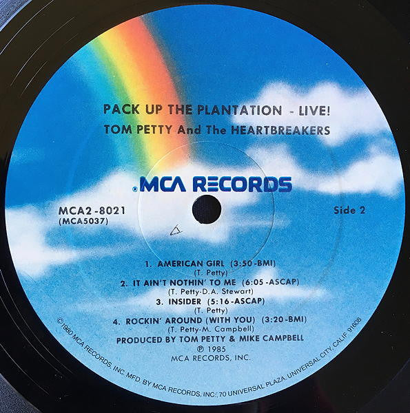 Tom Petty And The Heartbreakers : Pack Up The Plantation - Live! (LP,Album)