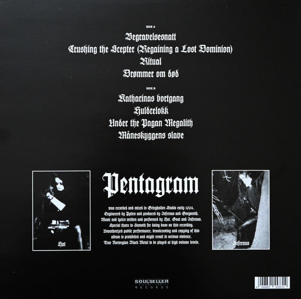 Gorgoroth : Pentagram (LP,45 RPM,Album,Limited Edition,Reissue)