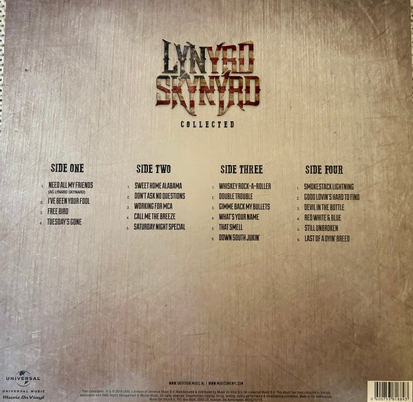 Lynyrd Skynyrd : Collected (LP,Album,Compilation)