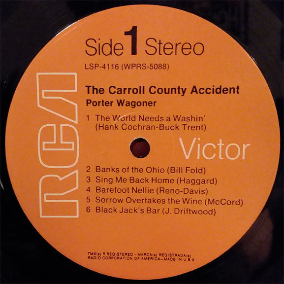 Porter Wagoner : The Carroll County Accident (LP)