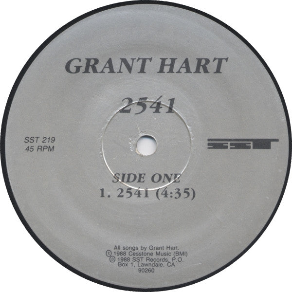 Grant Hart : 2541 (12",45 RPM,Single)