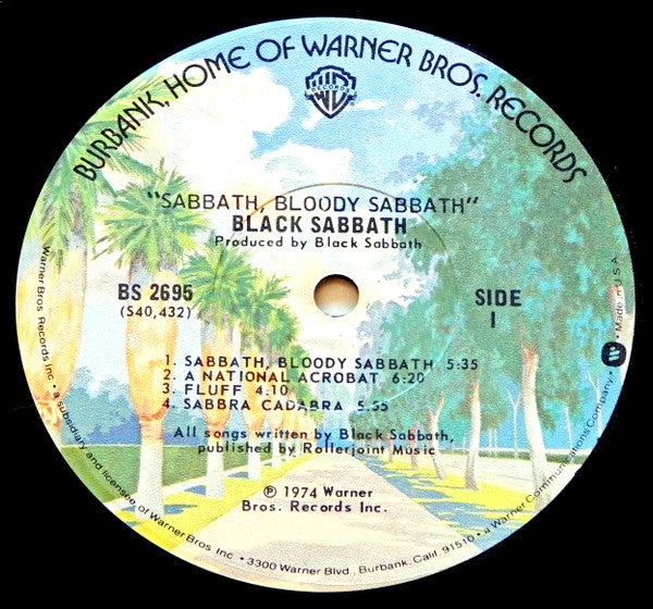 Black Sabbath : Sabbath Bloody Sabbath (LP,Album,Repress)