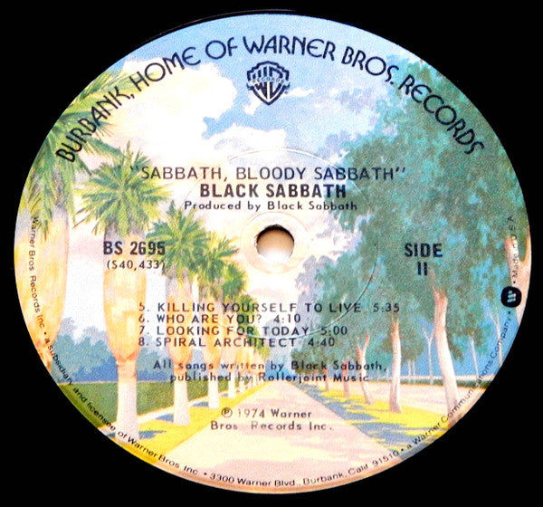 Black Sabbath : Sabbath Bloody Sabbath (LP,Album,Repress)