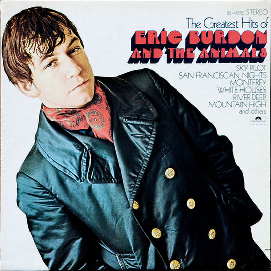 Eric Burdon & The Animals : The Greatest Hits Of Eric Burdon And The Animals (LP,Compilation,Reissue,Stereo)