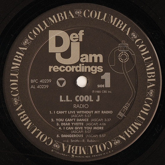 LL Cool J : Radio (LP,Album,Repress)