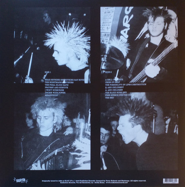 Discharge : Hear Nothing See Nothing Say Nothing (LP,Album,Reissue)