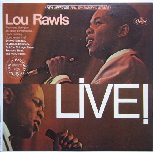 Lou Rawls : Live! (LP,Album,Stereo)
