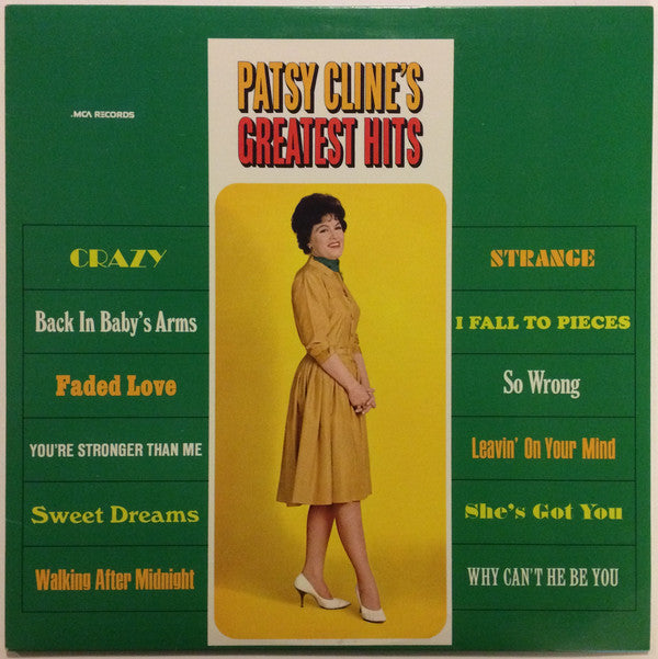Patsy Cline : Greatest Hits (LP,Compilation,Reissue)