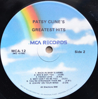 Patsy Cline : Greatest Hits (LP,Compilation,Reissue)