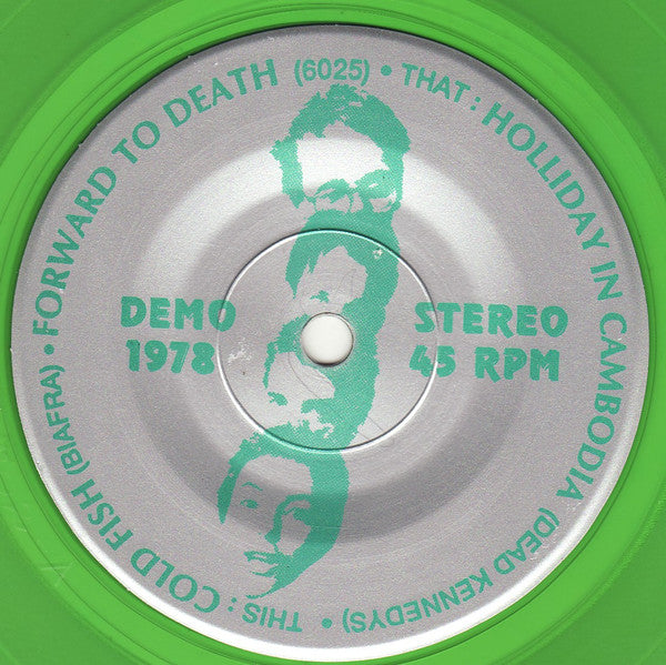 Dead Kennedys : Cold Fish (7",45 RPM,Limited Edition,Numbered,Unofficial Release)