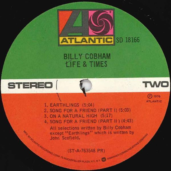 Billy Cobham : Life & Times (LP,Album)