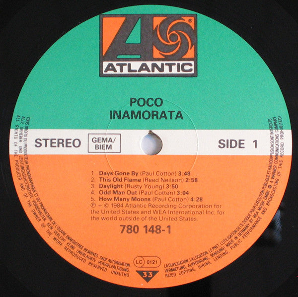 Poco (3) : Inamorata (LP,Album,Stereo)