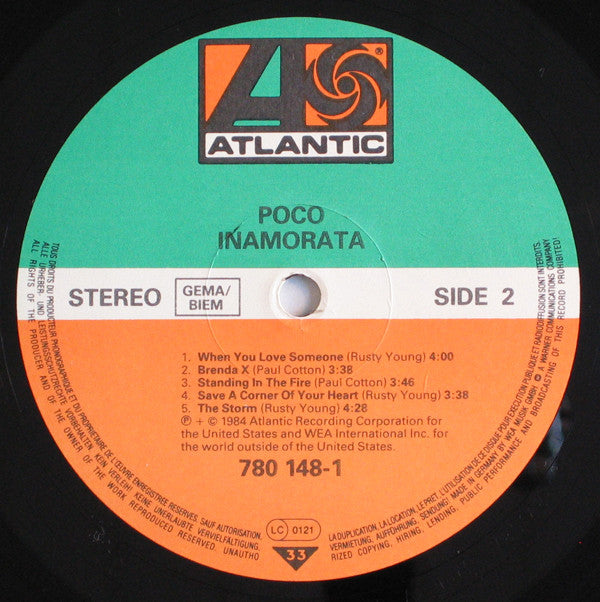 Poco (3) : Inamorata (LP,Album,Stereo)