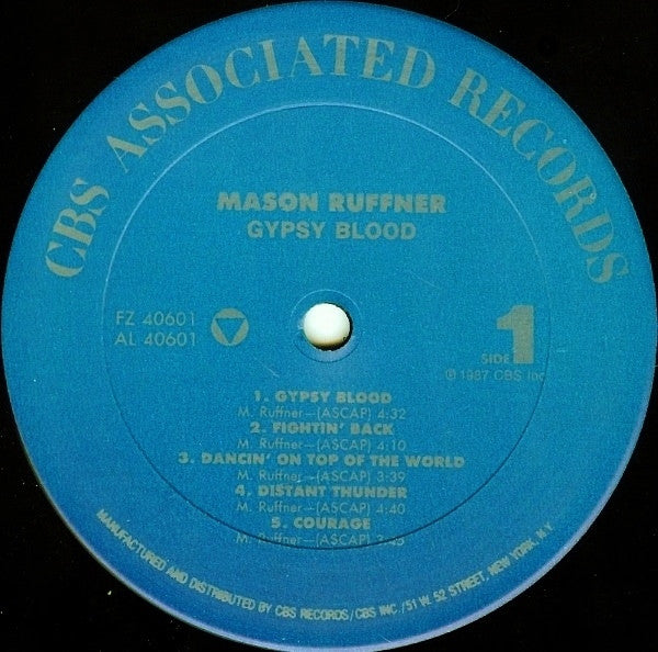 Mason Ruffner : Gypsy Blood (LP,Album)