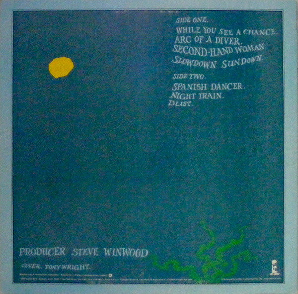 Steve Winwood : Arc Of A Diver (LP,Album)